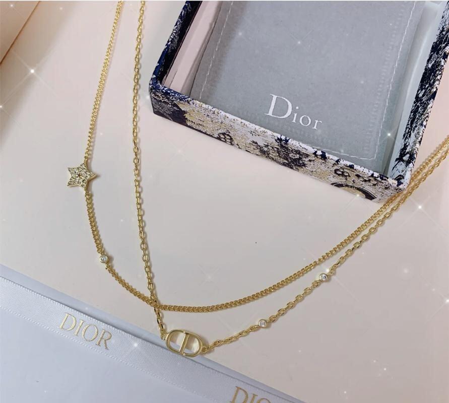 【Dior】PETIT CD ダブル ネックレス
